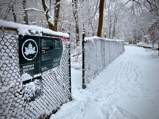 Riverdale Park Bronx fence entrance