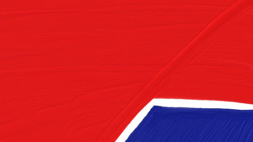 Inverse American flag oil painting