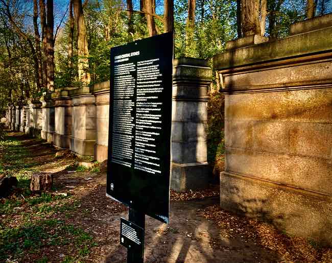 Stones from Grand Central Station in Van Cortlandt Park