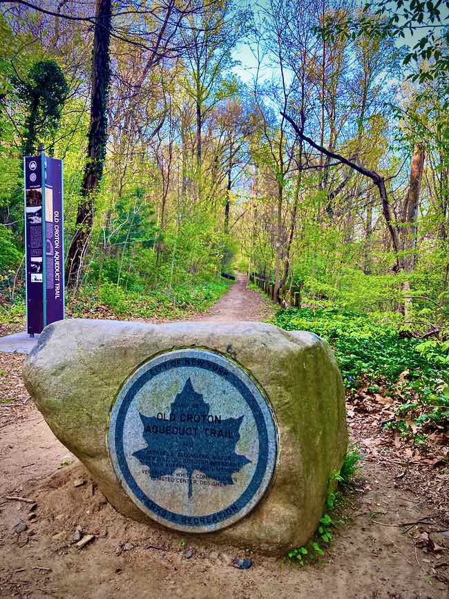 Old Croton Aqueduct Trailhead in Van Cortlandt Park