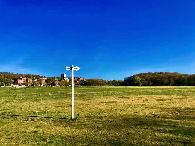Van Cortlandt Park Parade Ground Rabbit Trail Marker